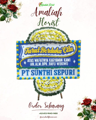 Papan Bunga Duka di Kujangsari