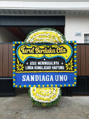 Papan Bunga Duka di Kujangsari